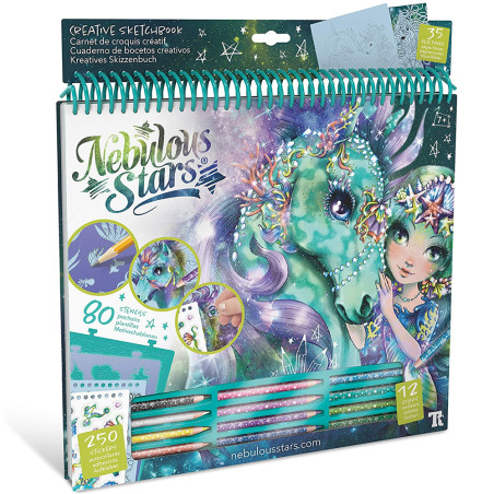 Carnet De Croquis Créatif - Chevaux Fantastiques - Nebulous Stars