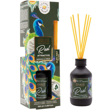 Désodorisant Mikado Safari Real Attractive Orange&Ambre, 100ml