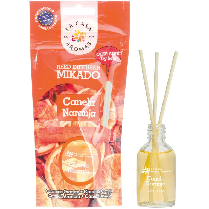 Diffuseur à Roseaux Doypack Cannelle-Orange, 30ml