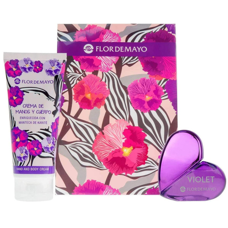 Coffret Parfum Pour Femme,Purple Flower - Flor De Mayo