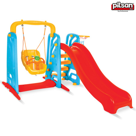 Ensemble Toboggan et Balançoire Mignon Pilsan - Réf.06-141