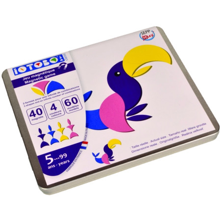 Jeu de Puzzle Magnétique Perroquet