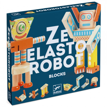 Ze Elastorobot - Jeu De Construction - Djeco