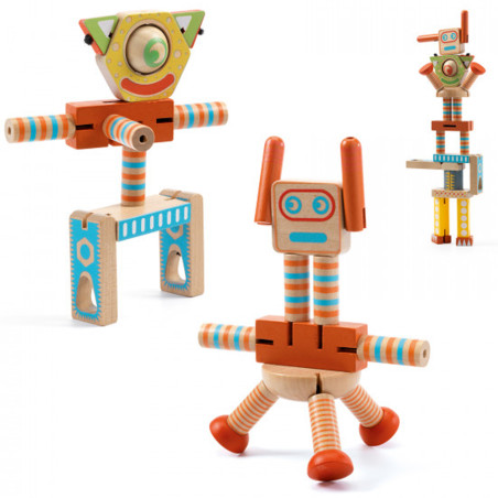 Ze Elastorobot - Jeu De Construction - Djeco