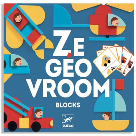 Ze Geo Vroom - Jeu De Construction - Djeco
