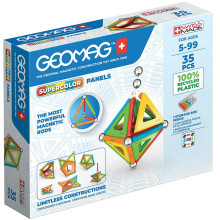 Geomag Classic Supercolor Panels Recycled, 35pcs