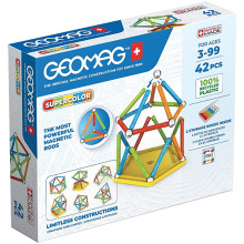 Geomag Classic Supercolor Recycled, 42pcs