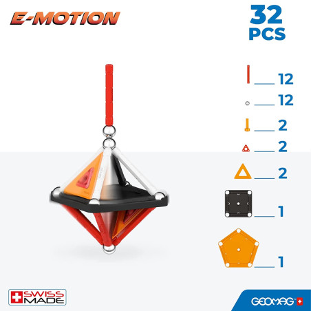 Geomag E-motion Panels Recycled, 32pcs