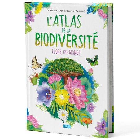 Livre L'Atlas De La Biodiversité Flore Du Monde - Sassi