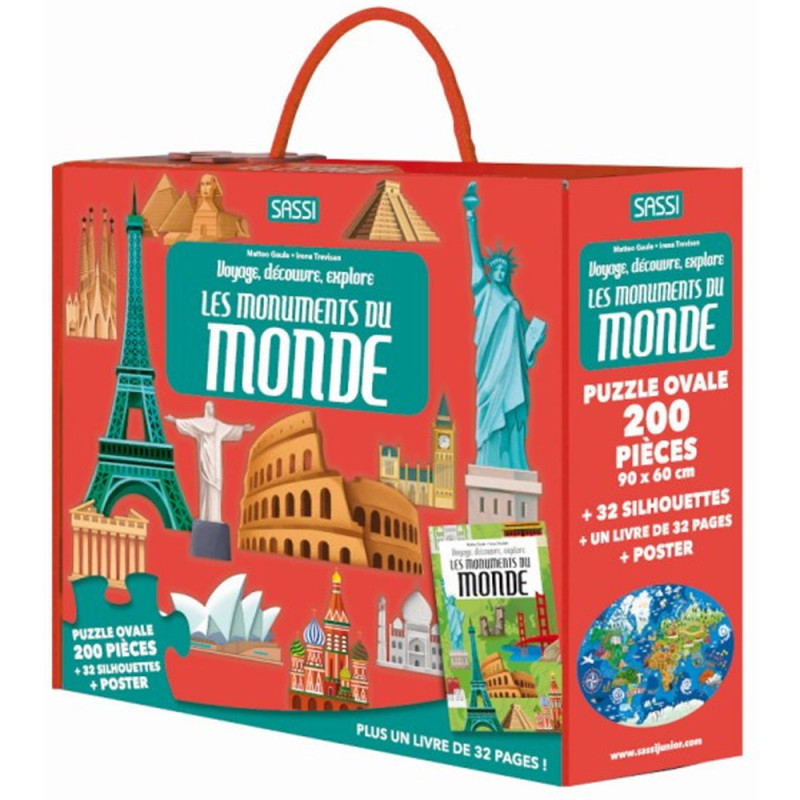 Coffret Puzzle Les Monuments Du Monde - Sassi