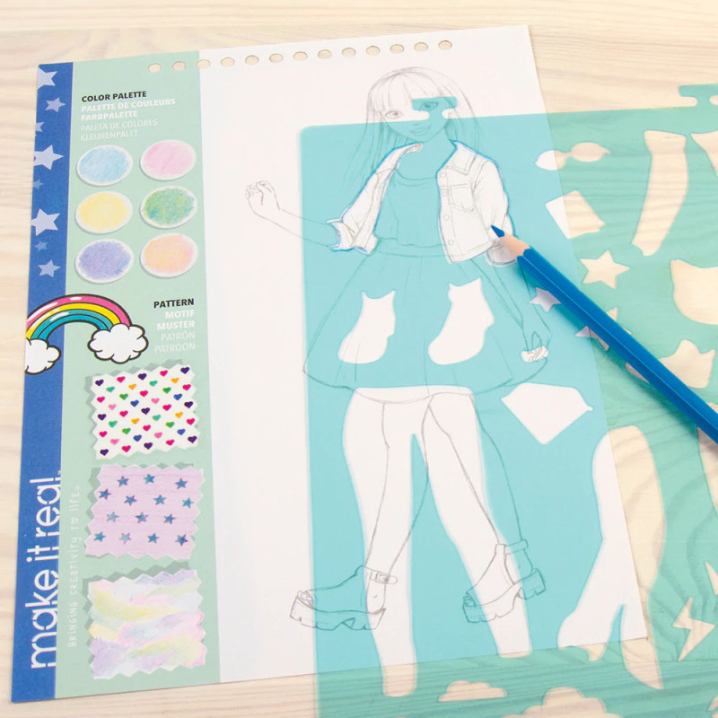 Carnet de Croquis de Mode, Rêve Numérique - Make It Real