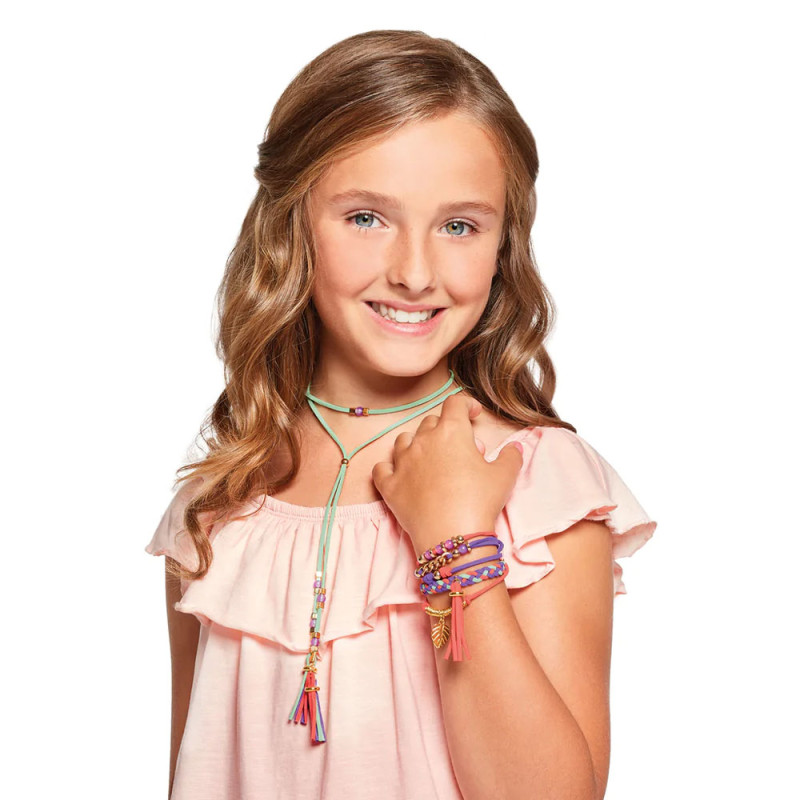 Bracelets en Daim à Maillons Dorés - Make It Real