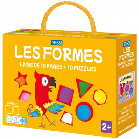 Coffret Puzzle 2 Les Formes 20pcs - Sassi