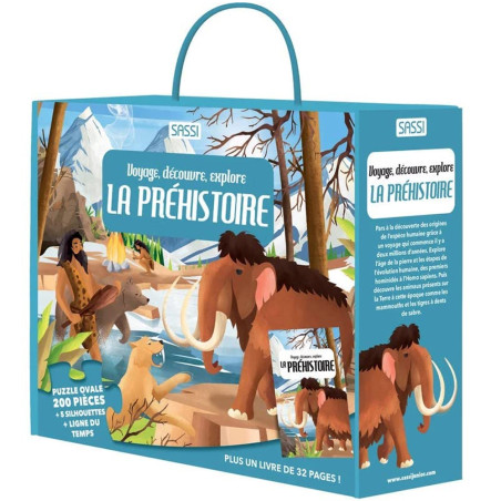 Coffret Puzzle La Préhistoire 200pcs - Sassi