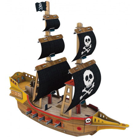 Coffret Le Bateau Des Pirates 3D - Sassi