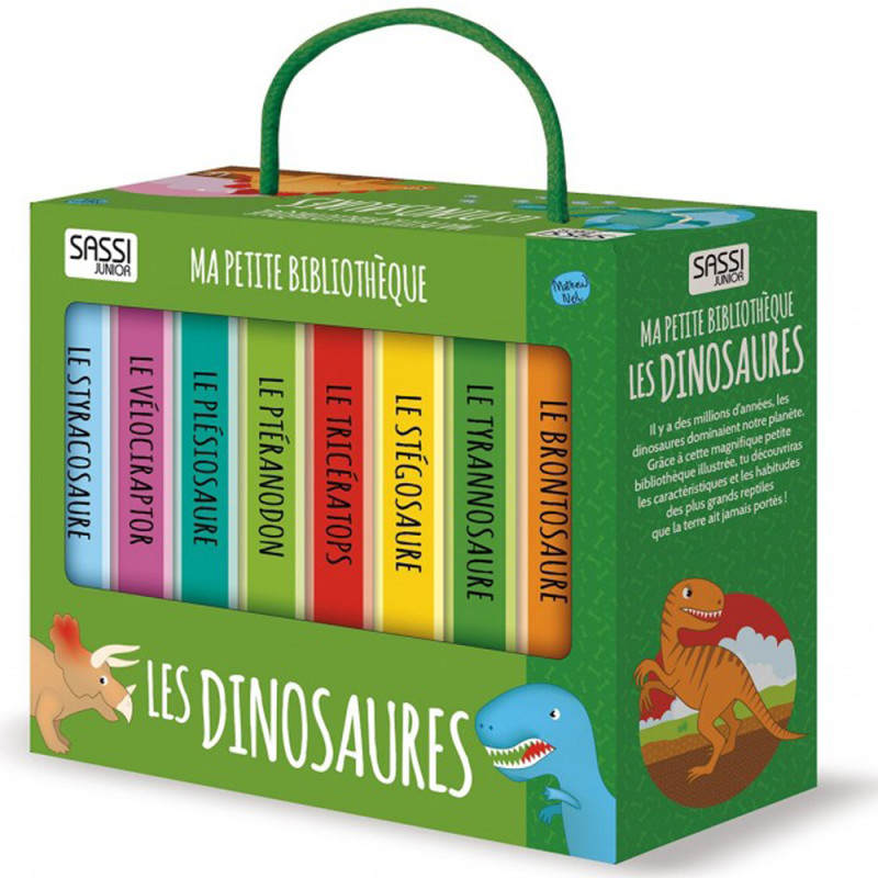 Coffret Ma Petite Bibliothèque, Les Dinosaures - Sassi