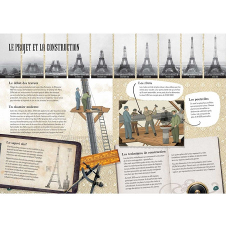 Livre&Maquette Gustave Eiffel, La Tour Eiffel - Sassi