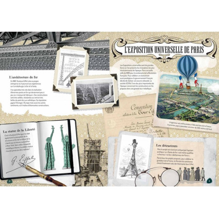 Livre&Maquette Gustave Eiffel, La Tour Eiffel - Sassi