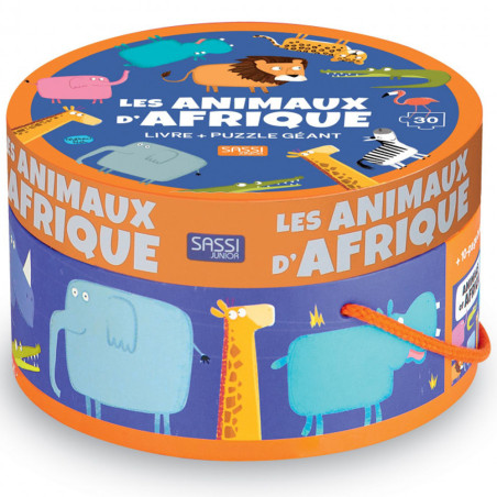 Coffret Puzzle Les Animaux D'Afrique 30pcs - Sassi