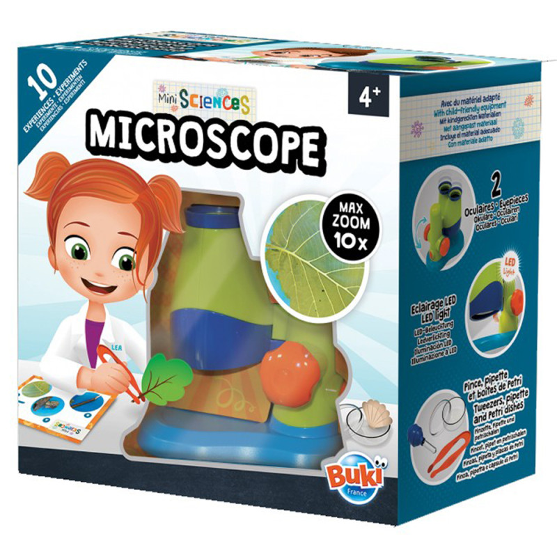 Microscope Mini Sciences 10 Expériences - Buki