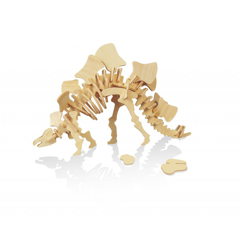 Dinosaure 3D à Assembler : Stegosaurus - Buki