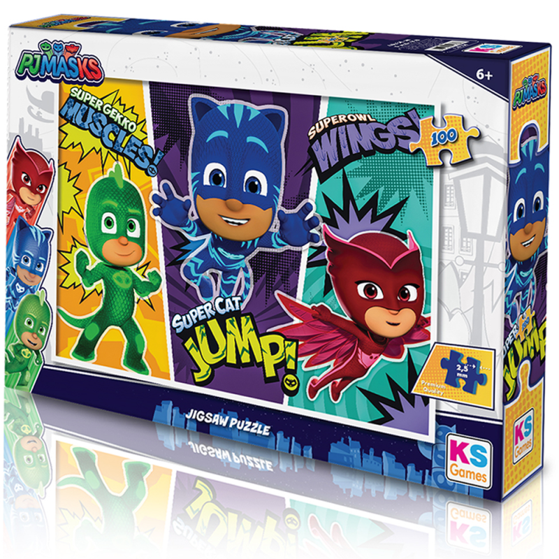 Puzzle PJMasks, Ks Games 100pcs