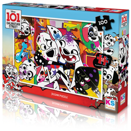 Puzzle Dalmatian Street, Ks Games 100pcs