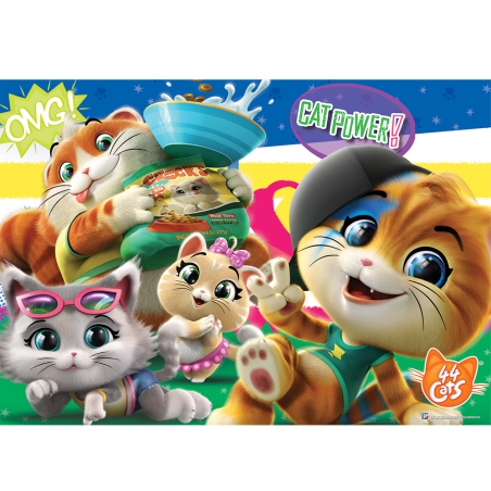 Puzzle 44 Cats, Ks Games 100pcs