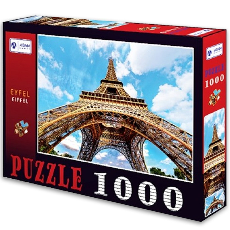 Puzzle Adam Games, Eiffel - 1000pcs