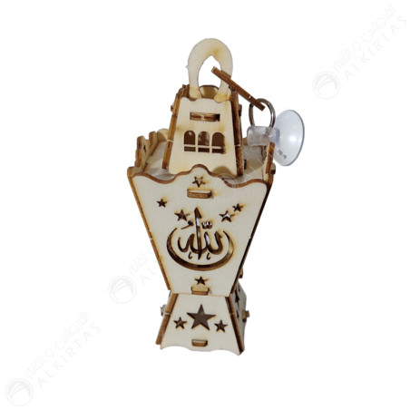 Fanous Ramadan En Bois PM - فانوس رمضان خشبي