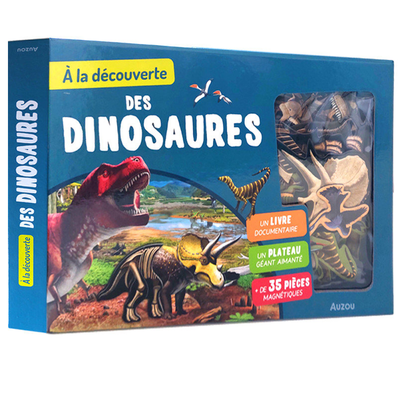 À L Découverte Des Dinosaures, Puzzle + Livre - Auzou