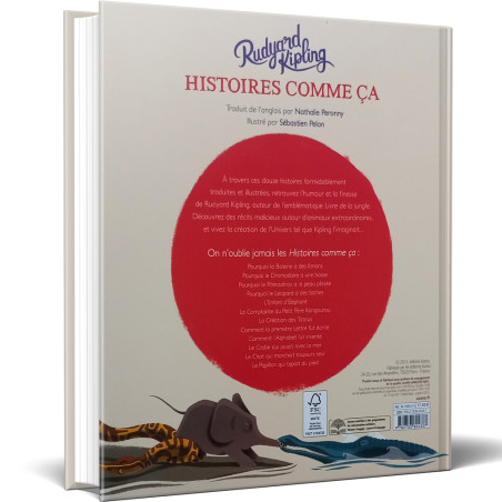 Histoires Comme Ca - Rudyard Kipling - Auzou