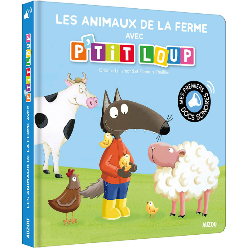 P'tit Loup - Mes Comptines - Les Animeaux De La Ferme - Auzou