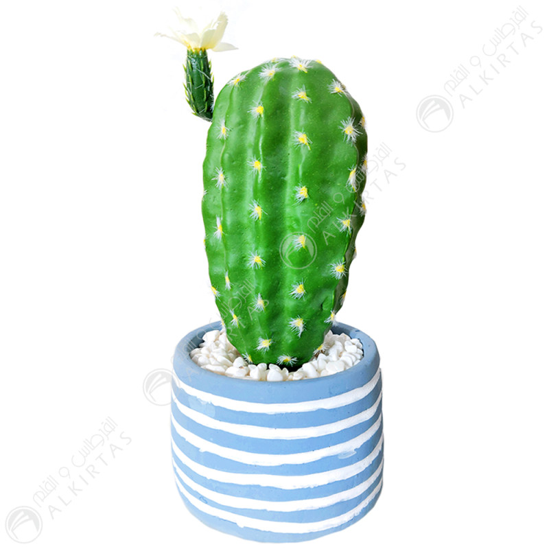 Cactus Artificiel Avec Pot En Argile