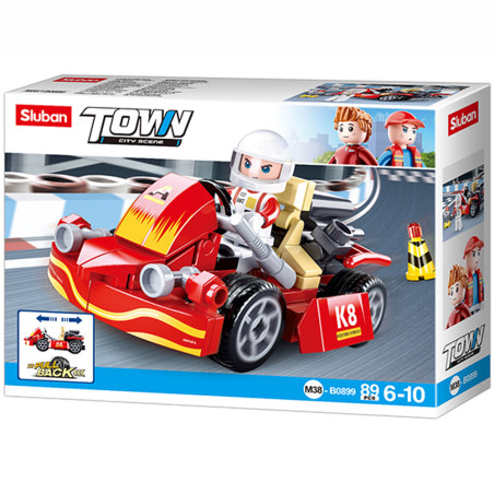 Kart à Rétrofriction, Sluban - Réf. M38-B0899