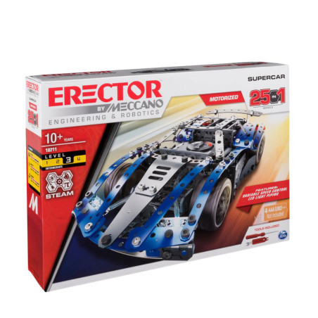 Supercar - 25 Modèles Motorisés -Meccano