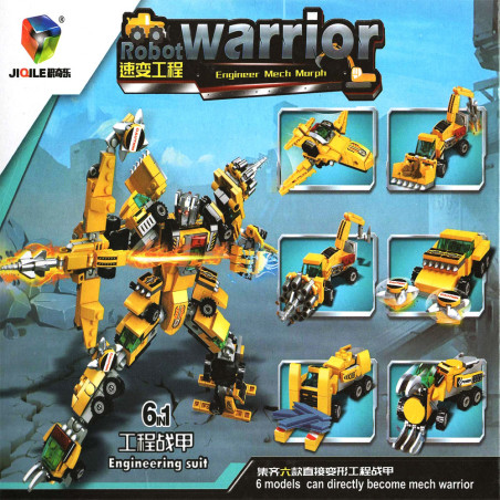 Robot Worrior - Engineer Mech Morph - Jiqile