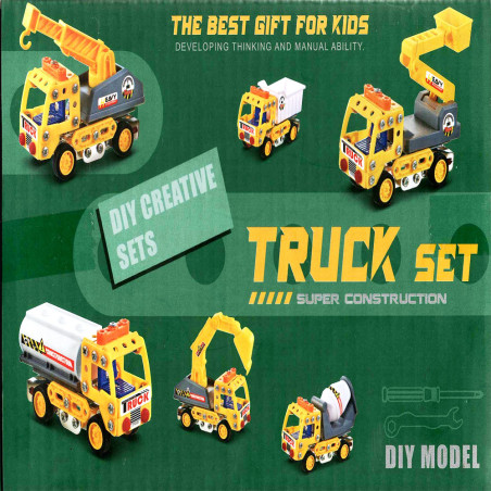 Truck Set - Super Construction - DIY Creative Sets
