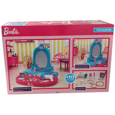 Coiffeuse Avec Accessoires Barbie, Bildo
