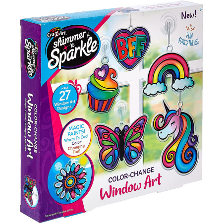 Kit De Fabrication Art De La fenêtre, Cra-Z-Art - Shimmer 'N Sparkle