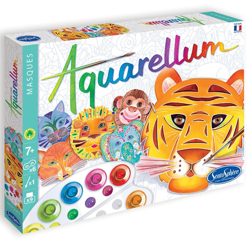 Aquarellum Masques, Animaux - SentoSphère