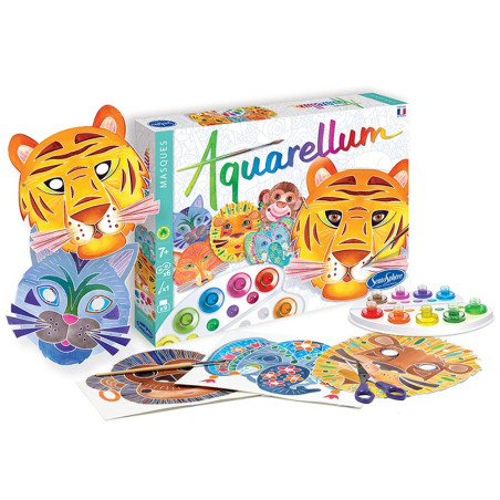Aquarellum Masques, Animaux - SentoSphère
