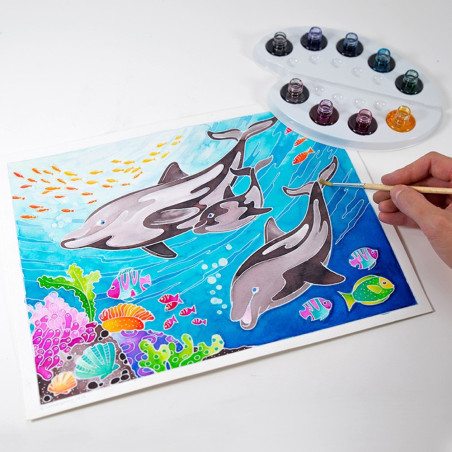 Aquarellum, Dauphins - SentoSphère