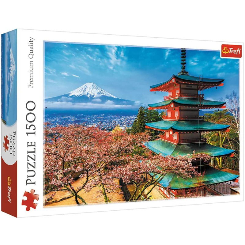 Puzzle 1500 pcs, Le Pont Fuji - Trefl