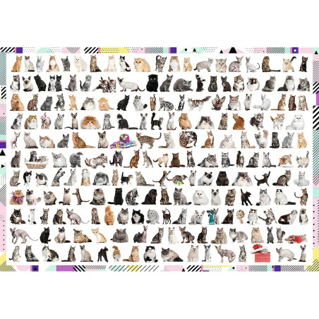 Puzzle 1000 Pcs, Chats - Trefl