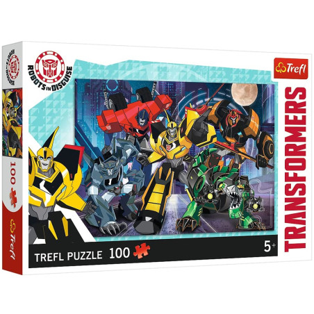 Puzzle 100 Pcs, Équipe Autobots - Trefl