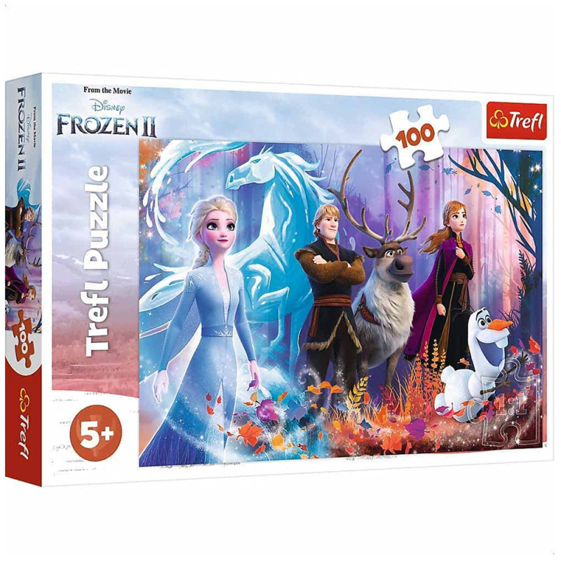 Puzzle 100 Pcs, Disney Frozen II - Trefl