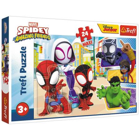 Puzzle 300 Pcs, Spiday Et Ses Amis - Trefl