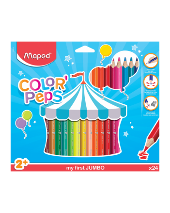 CRAYONS COUL MAPED 24/18 MAXI 834013