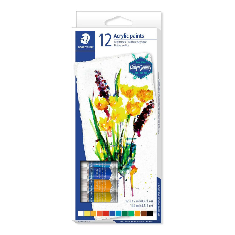 Peintures Acryliques - STAEDTLER® 8500 C12